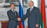АСлександр Лукашенко и Дмитрий Медведев